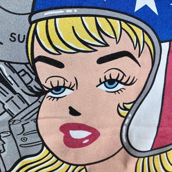 Bel Air Baby Wild Side Biker Graphic Short Sleeve Tee T Shirt Large Medium - Picture 5 of 10